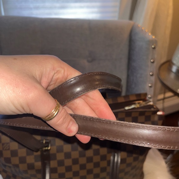 AUTHENTIC LOUIS VUITTON EBENE CHELSEA TOTE VINTAGE CLASSIC - Picture 8 of 17